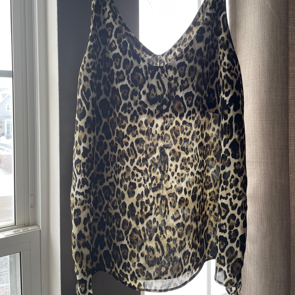 cheetah print tank top